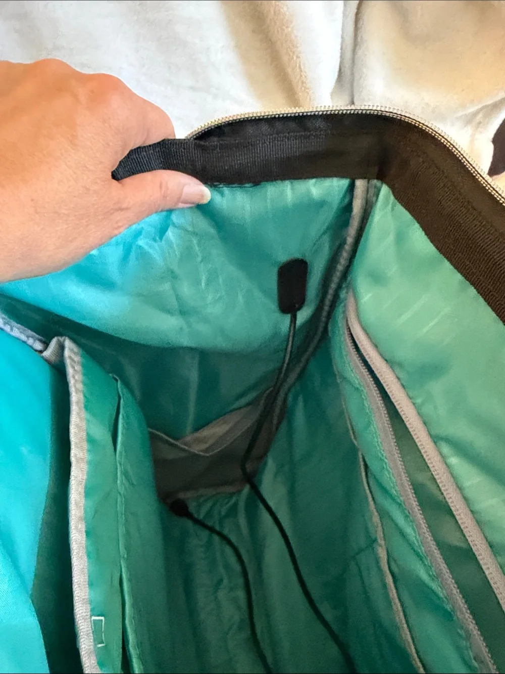 Black Backpack/ Laptop Tote - Versatile Travel & Work Bag